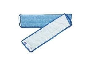 Moppe Velcro Mikro Vision Mop 40cm Microfiber Svanemærket Blå Tør/Våd,150 stk/krt