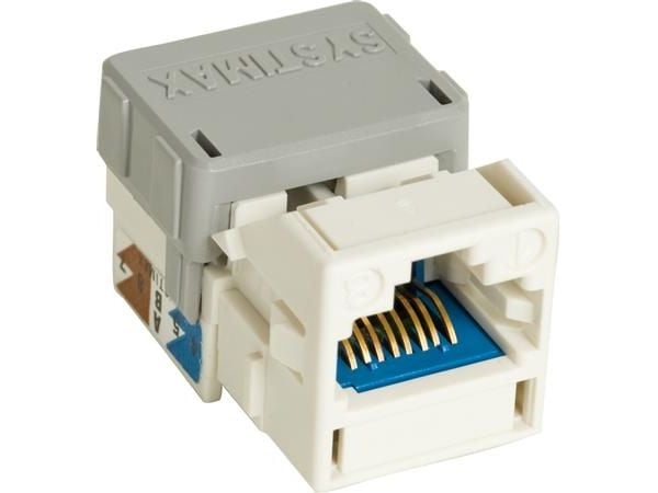 Modulärt uttag KAT6A U MGS600 vit PK100 - (100 st.)