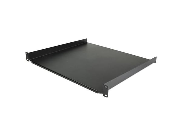 Startech 1U Server Rack Cabinet Shelf, 16in Deep Fixed Cantilever Tray, Rackmount Shelf for 19" AV/Data/Network Equipment Enclosure with Cage Nuts ...