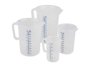 Mätskål 5 liter med handtag Ø205xH275 mm polypropen, st
