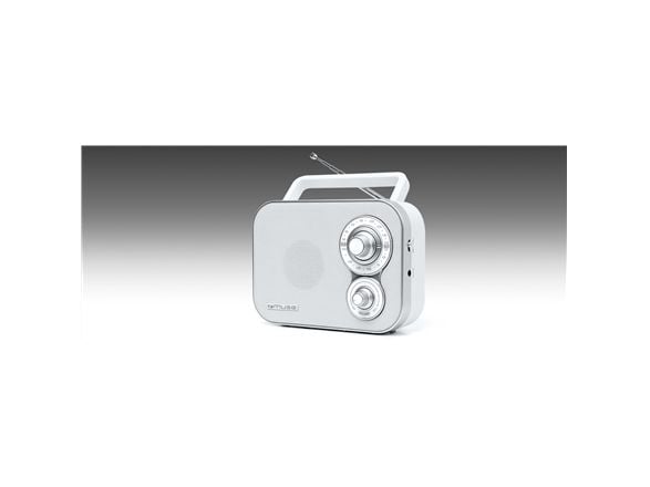 Muse M-051 RW, Bärbar, Analog, FM, MW, Vit, Rotations-, AC/Batteri
