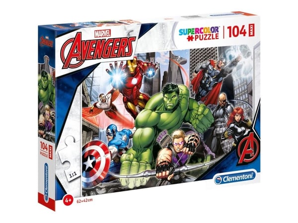 Clementoni SuperColor - Marvel The Avengers - puslespill - 104 deler