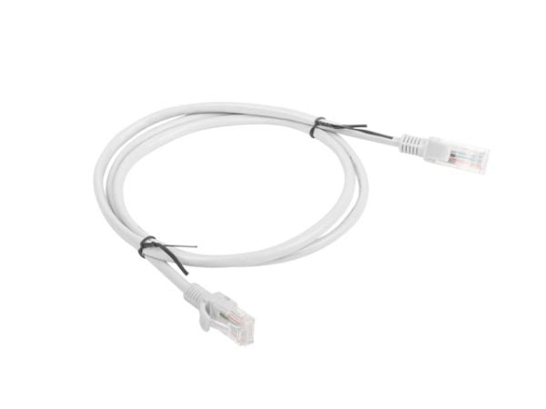 Lanberg - Koblingskabel - RJ-45 (hann) til RJ-45 (hann) - UTP - CAT 5e - flertrådet - grå, RAL 7035