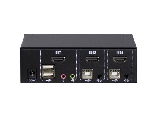 Argus KVM AS-21HA - KVM / lydsvitsj - 2 x KVM/lyd - stasjonær
