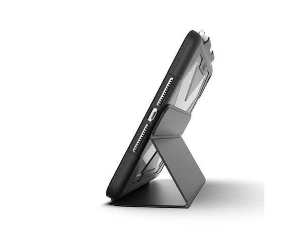ZAGG Rugged Messenger - Skyddsfodral vikbart fodral för surfplatta - robust - silikon - svart - 9.7" - för Apple 9.7-inch iPad (5:e generation, 6:e...