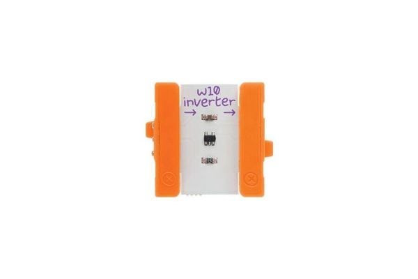 littleBits inverter, littleBits, Oranssi, Valkoinen, 127 mm, 203,2 mm, 19,1 mm, 72 g