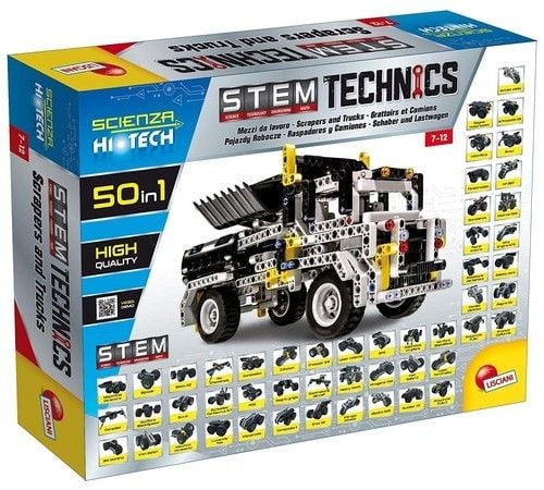 Lisciani HI-TECH byggkjøretøy 50-i-1 (73344)