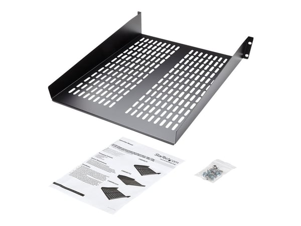 StarTech.com CABSHELF22V, Hylly, Terästä, musta, 3,6 kg