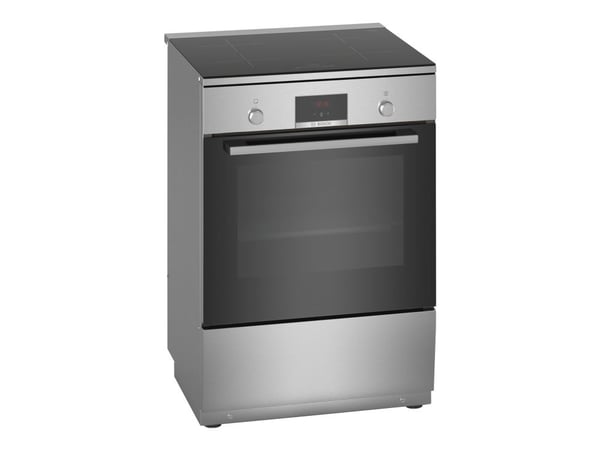 Bosch Serie | 4 HLN39A050U - Komfyr - frittstående - bredde: 60 cm - dybde: 60 cm - høyde: 90 cm - med selvrens - rustfritt stål