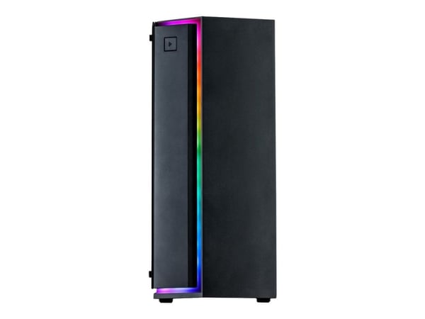 Inter-Tech S-3906 Renegade, Tower, PC, Musta, ATX, ITX, mikro ATX, Pelaaminen, Multi