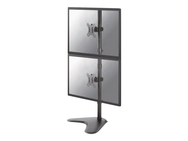 Neomounts FPMA-D550DDV - Stativ - for 2 LCD-skjermer - svart - skjermstørrelse: 10"-32" - skrivebordsstativ, skrivebordsmonterbar