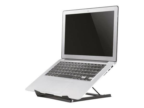 Neomounts NSLS075 - Stativ - for notebook - pulverbelagt stål - svart - skjermstørrelse: 10"-15" - skrivebord