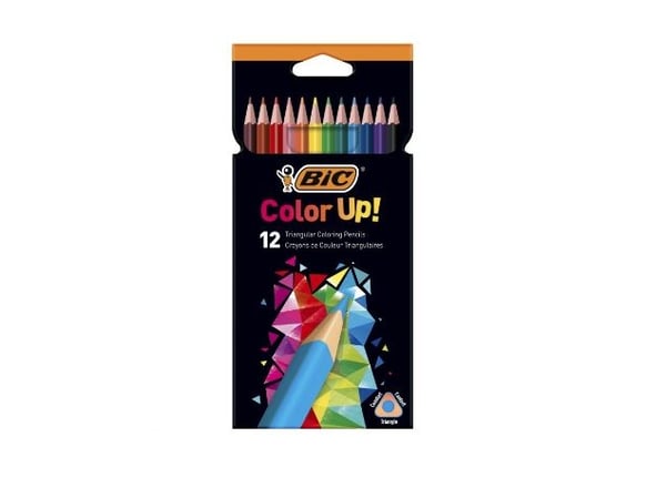 BIC 950527, 12 stykker, Svart, Blå, Brun, Grønn, Rød, Fiolett, Gult, 3 år, Barn, Gutt/Jente, Pappeske
