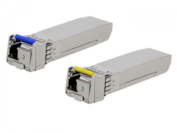 Ubiquiti U Fiber - SFP-sändar/mottagarmodul (mini-GBIC) - 1GbE - LC enkelläge - upp till 3 km - 1310/1550 (TX) / 1550/1310 (RX) nm (paket om 2)
