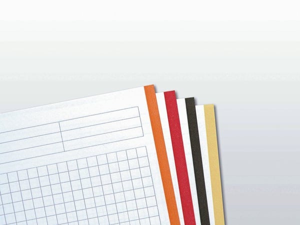Notesblok Oxford international A4+ 80g kvadr. m/100 ark