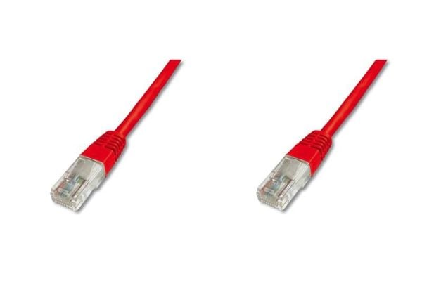 DIGITUS Professional - Koblingskabel - UTP - CAT 5e - rød