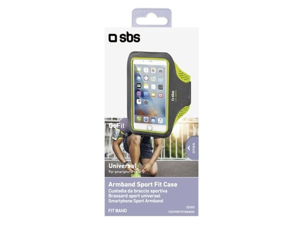 SBS TESPORTFITBANDK, Armbænd eske, Alle merker, 12,7 cm (5"), Gult