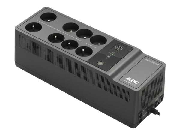 APC Back-UPS BE850G2-FR - UPS - AC 220/230 V - 520 watt - 850 VA - USB - utgangskontakter: 8 - Frankrike, Belgia - svart