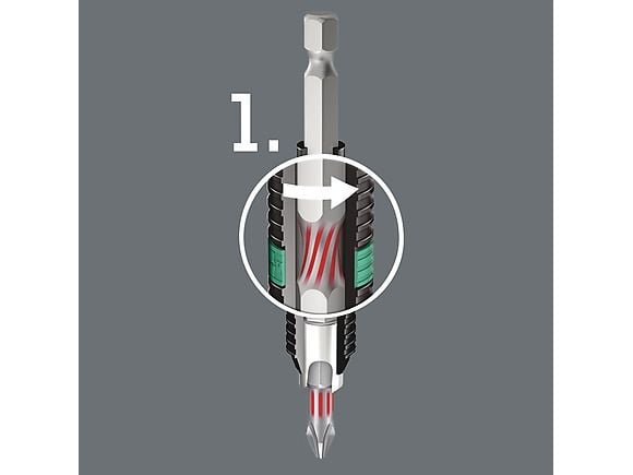 Wera 05073418001, 10 stykker, Philips, Pozidriv, Torx, PH 2, PZ 1, PZ 2, PZ 3, T10, T15, T20, T25, T30, 95 mm