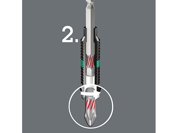 Wera 05073418001, 10 stykker, Philips, Pozidriv, Torx, PH 2, PZ 1, PZ 2, PZ 3, T10, T15, T20, T25, T30, 95 mm