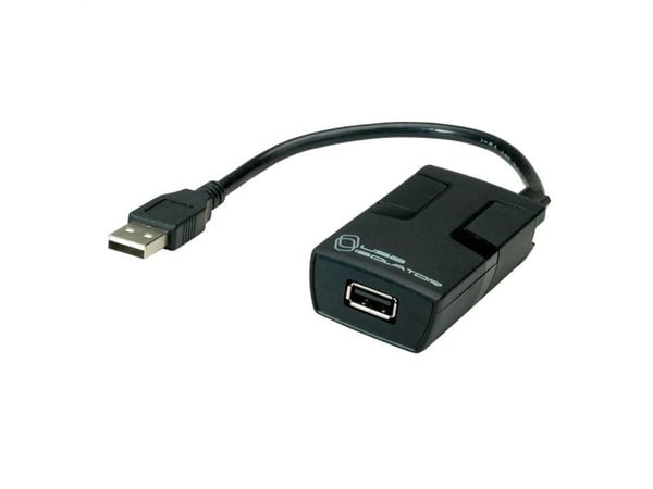 ROLINE 12.02.1091, USB Type-A, USB 2.0, Svart, 0,012 Gbit/s, 20 mm, 39 mm