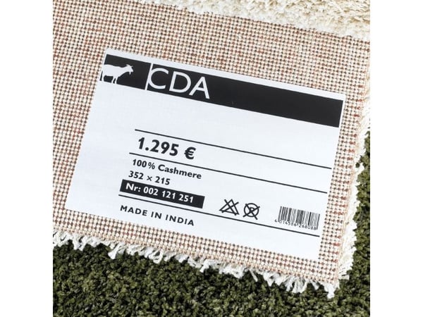 HERMA 4588, Hvit, Avrundet rektangel, Avtakbar, A4, Universal, Silke