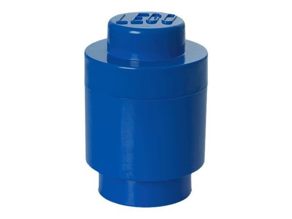LEGO Storage Brick 1 Round - Lagerboks - blå