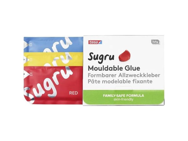 tesa Sugru muotoiltava yleiskäyttöinen liima 8s eri värejä