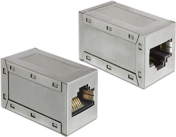 Delock - Nettverkkopler - RJ-45 (hunn) til RJ-45 (hunn) - CAT 6a