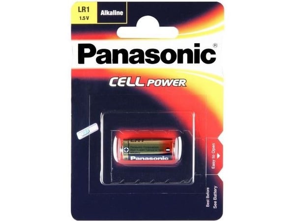 LR1 15V - 900MAH ALKALIPARISTO 1 KPL LÄPIPAINOPAKKAUKSESSA