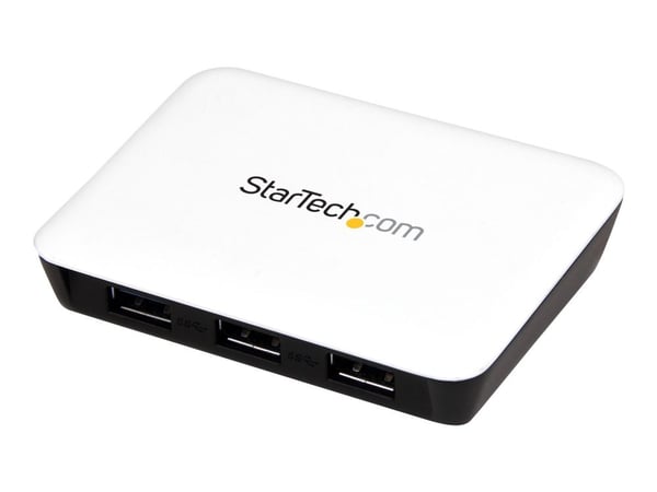 StarTech.com ST3300U3S, Langallinen, USB, 5000 Mbit/s, Musta, Valkoinen