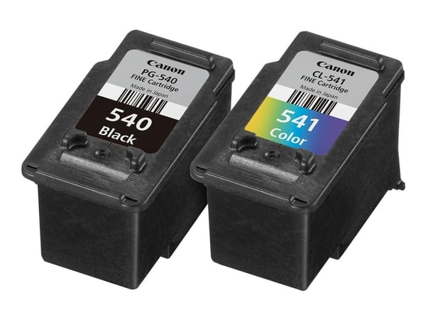 Canon PG-540 / CL-541 Multipack - 2-pack - 8 ml - svart, farge (cyan, magenta, gul) - original - blekkpatron - for PIXMA MG3150, MG3510, MG3550, MG...