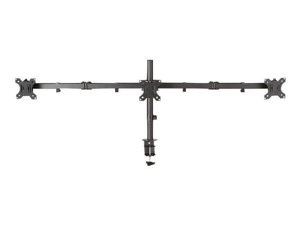 Neomounts FPMA-D550D3 - Monteringssett - full bevegelse - for 3 LCD-skjermer - stål - svart - skjermstørrelse: 10"-27" - klemmemonterbar, malje, sk...