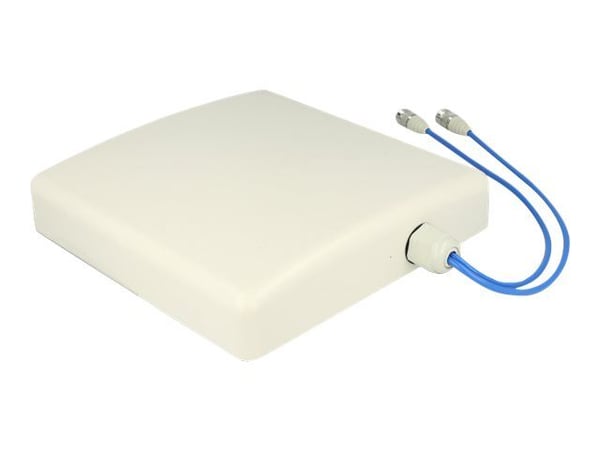 Delock LTE MIMO Band 1/3/7/20 Antenna - Antenne - mobiltelefon, Wi-Fi, Bluetooth - 7 dBi - direksjonal - utendørs, kan monteres på vegg, stangmonte...