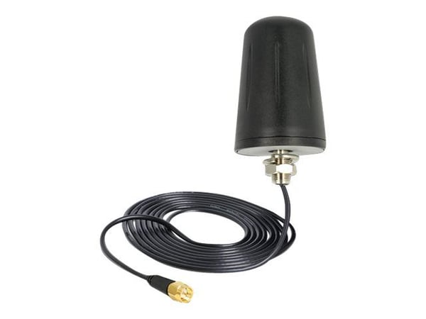 DeLOCK 89533, 0.868 GHz, 50 O, Ympyräsäteilyantenni, SMA, Uros, Musta DeLOCK 89533, 0.868 GHz, 50 O, Ympyräsäteilyantenni, SMA, Uros, Musta