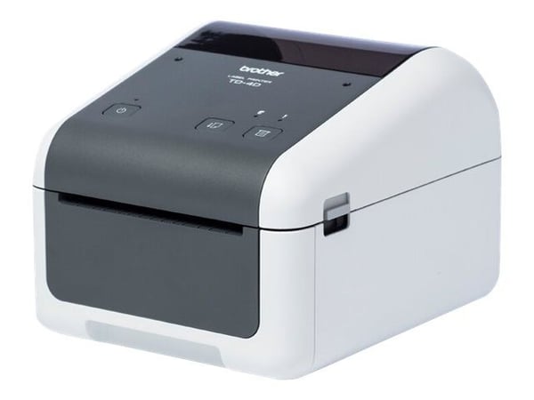 Brother TD-4420DN - Etikettskriver - direktetermisk - Rull (11,8 cm) - 203 x 203 dpi - inntil 203.2 mm/sek - USB 2.0, LAN, seriell