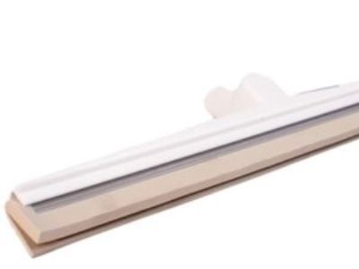 Roliba gulvskraber hvid 60 cm - Gulvskraber hvid plast 60 cm m. drejeled