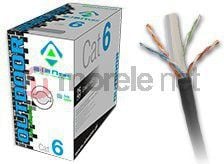 ALANTEC - Bulkkabel - 305 m - UTP - CAT 6 - utomhus, solid - svart