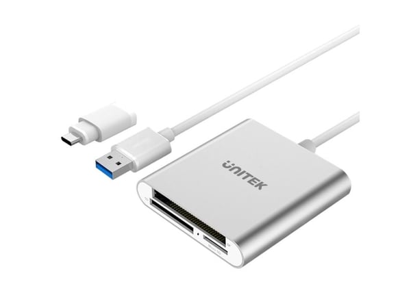 Unitek - Kortleser (SDXC, microSD, CF) - USB 3.0