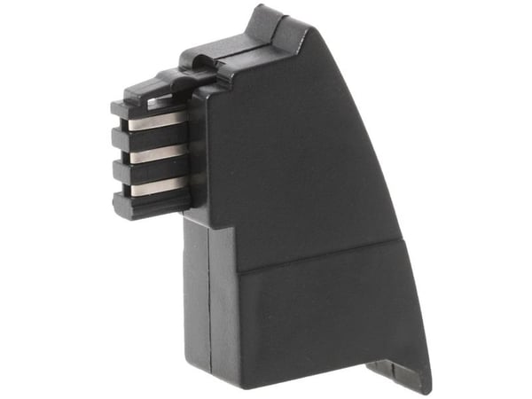 Helos 014036, TAE F, 6P4C, Sort