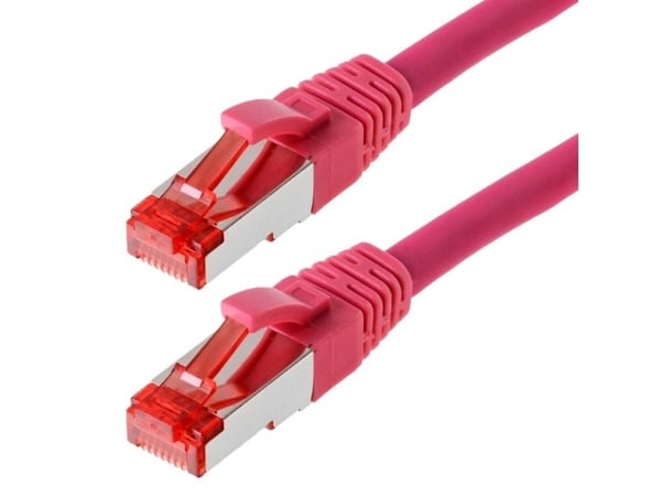 Helos CAT6a S/FTP (PIMF), 30m, 30 m, Cat6a, SF/UTP (S-FTP), RJ-45, RJ-45, Fiolblå