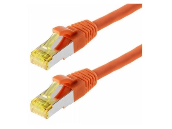 Helos Cat 6a S/FTP 7.5 m, 7,5 m, Cat6a, S/FTP (S-STP), RJ-45, RJ-45, Oranssi