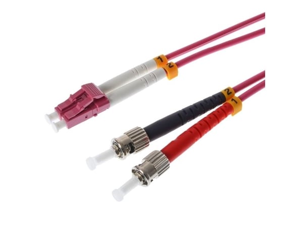 Helos 2m OM4 LC/ST, 2 m, OM4, LC, 2x ST