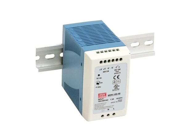 MEAN WELL MDR-100-48, 55 mm, 100 mm, 90 mm, 430 g