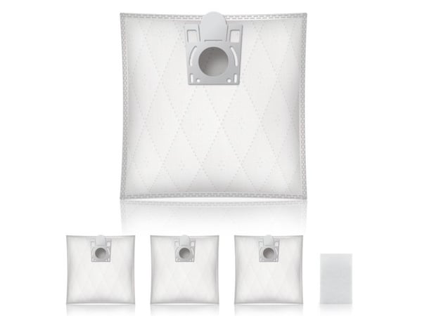 Wessper WES1015, Trommelvakuum, Støv pose, Hvit, Mikrofiber, Vacuum sealer bag, BOSCH, SIEMENS, PRIVILEG, KRUPS, UFESA, PROTOS, CONTI TALENTO, ENTR...