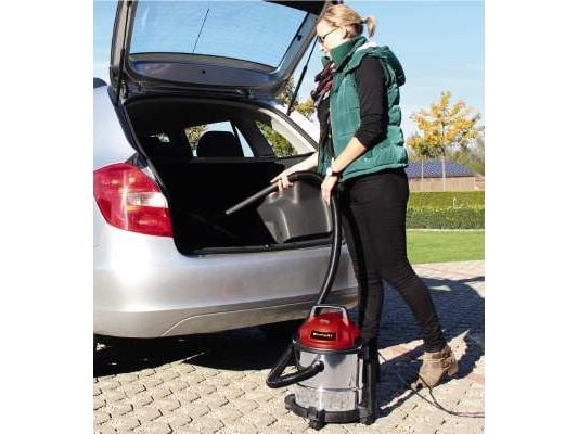 Einhell TC-VC 1815 S, 1250 W, Trommelvakuum, Tørr & våt, Støv pose, 15 l, Filtrering