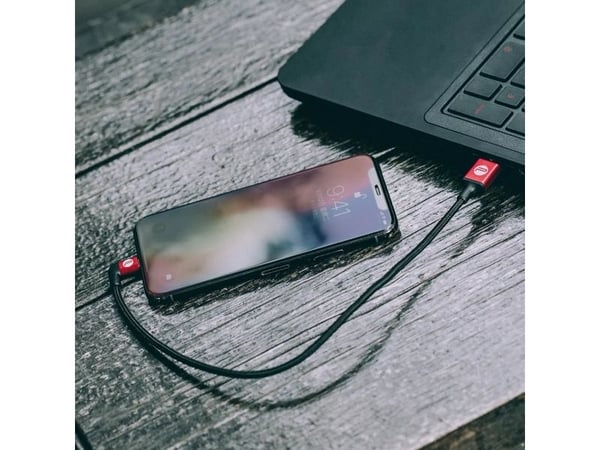 PGYTECH - Lightning-kabel - USB hann rett til Lightning hann vinklet - 35 m - Power Delivery-støtte