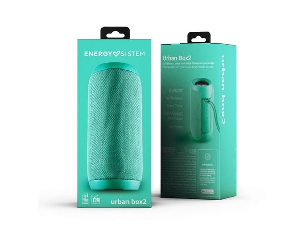 Energy Sistem Urban Box 2, 2.0 kanaler, fullt omfång, 4 cm, 10 W, 100 - 18000 Hz, 60 dB