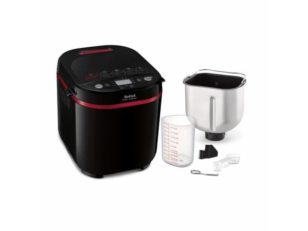 Tefal 7211002268, Sort, Rød, 1,5 kg, Kagedej, Glutenfri bröd, Pizzadej