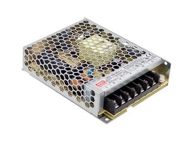 MEAN WELL LRS-100-48, 100 W, 85 - 264 V, Metallinen, RoHS, 97 mm, 129 mm MEAN WELL LRS-100-48, 100 W, 85 - 264 V, Metallinen, RoHS, 97 mm, 129 mm